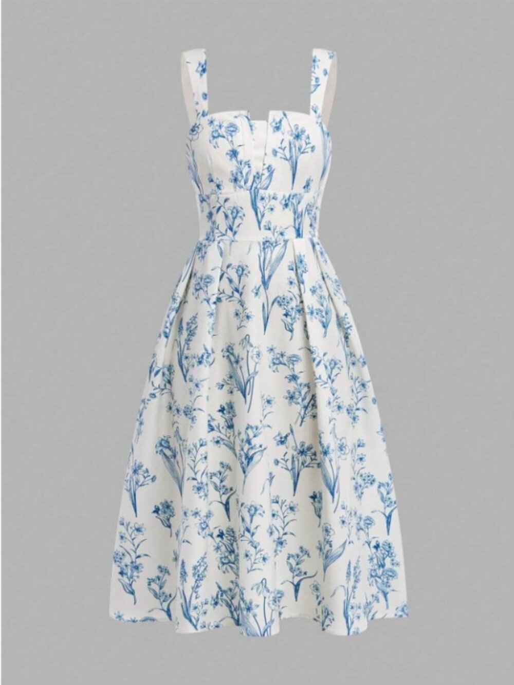 SHEIN Sleeveless Floral Print Dress NWT